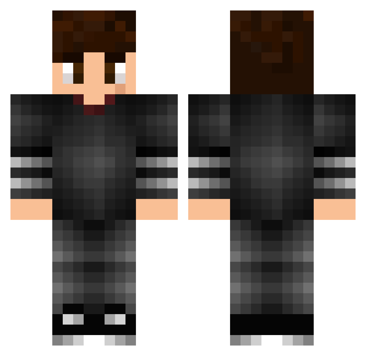 Ultrumichael5 Minecraft skin, front and back view