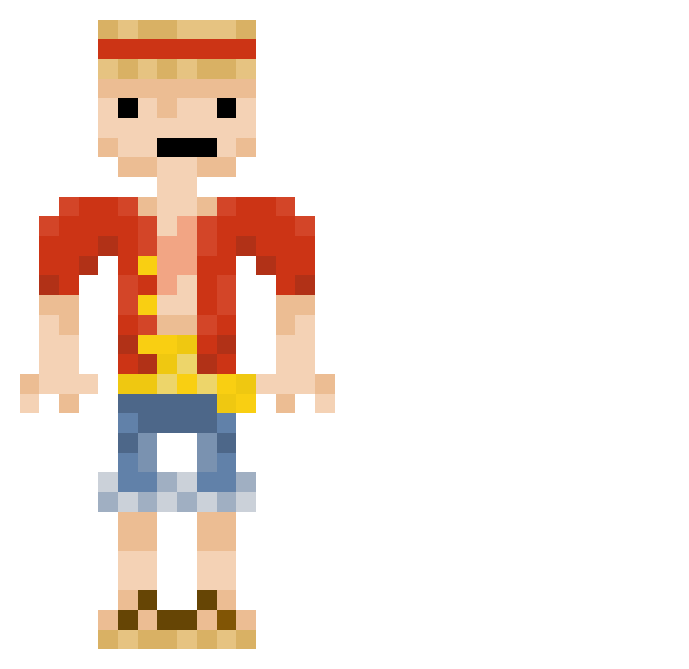 Rajuga07 Minecraft skin, front and back view