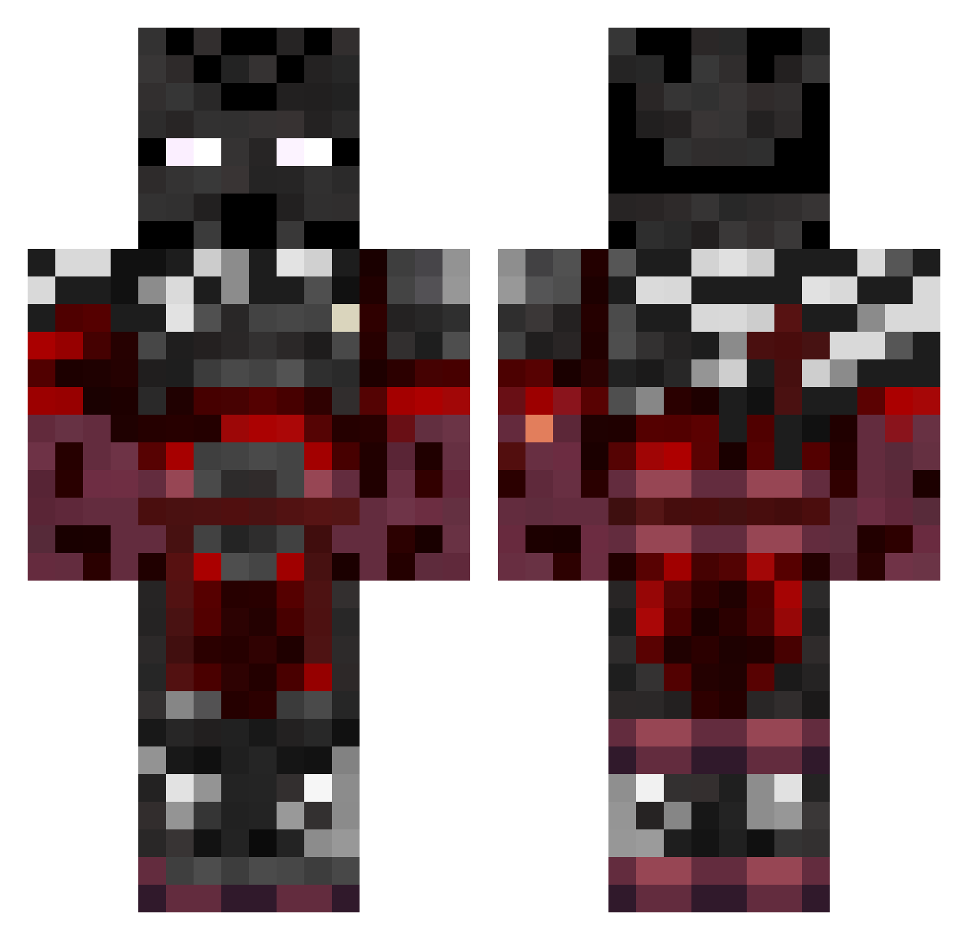 radoveden Minecraft skin, front and back view