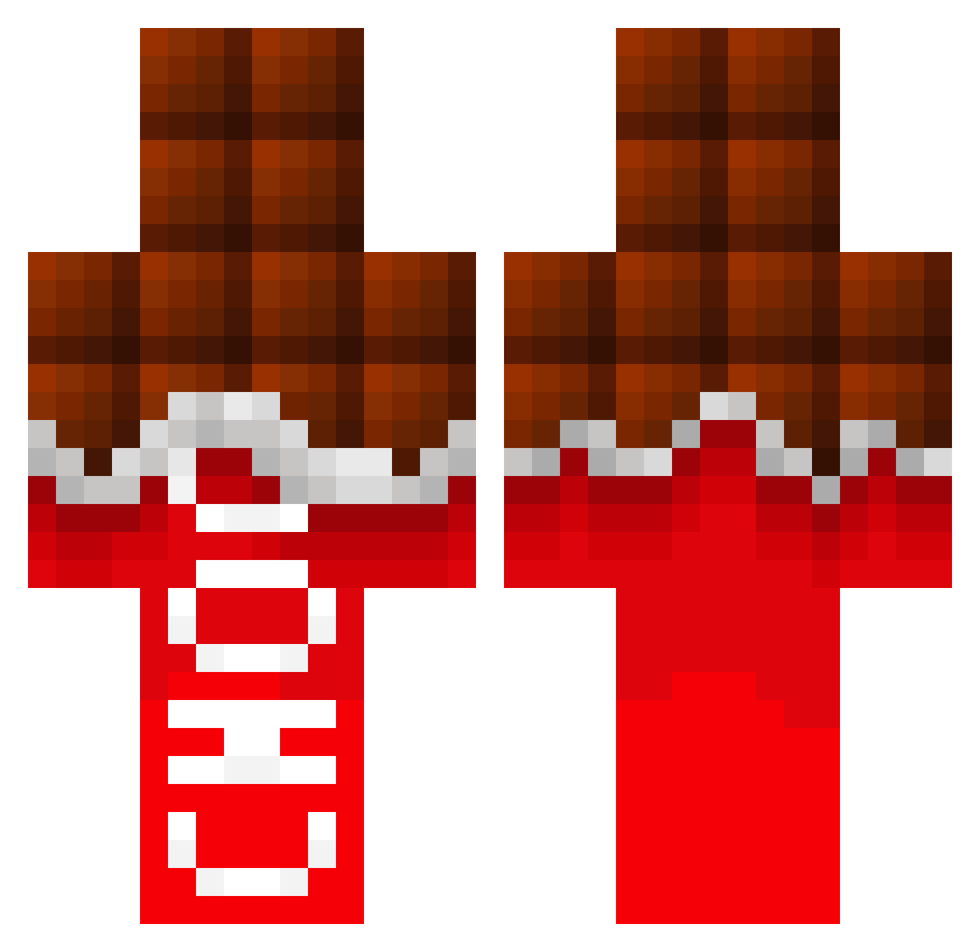 Andrew_Tate__ Minecraft skin, front and back view