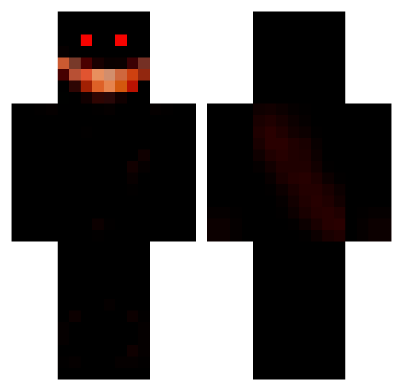 masserwelone Minecraft skin, front and back view