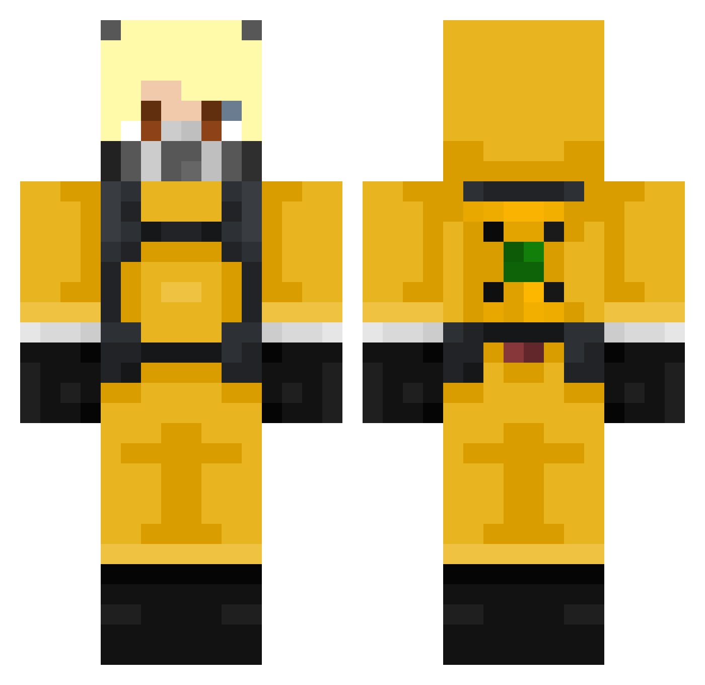 iComboArgentinoZ Minecraft skin, front and back view