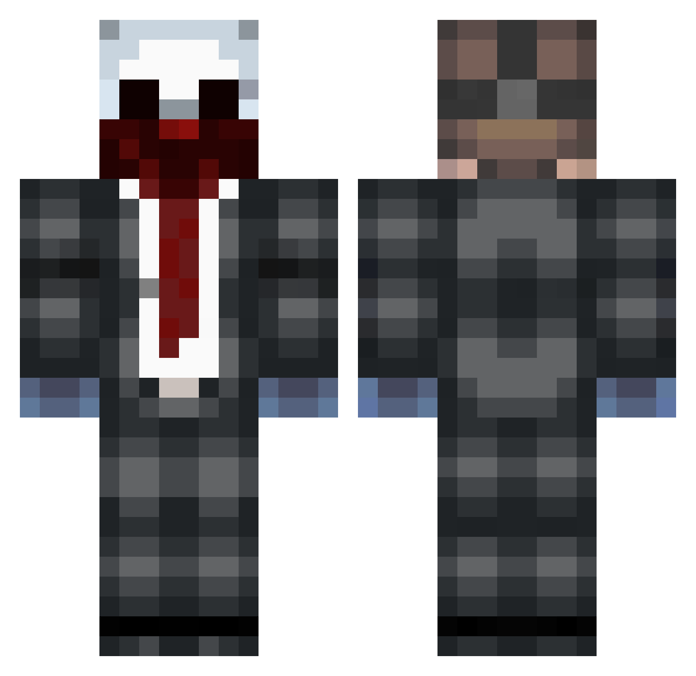 MrRekoR_wat Minecraft skin, front and back view