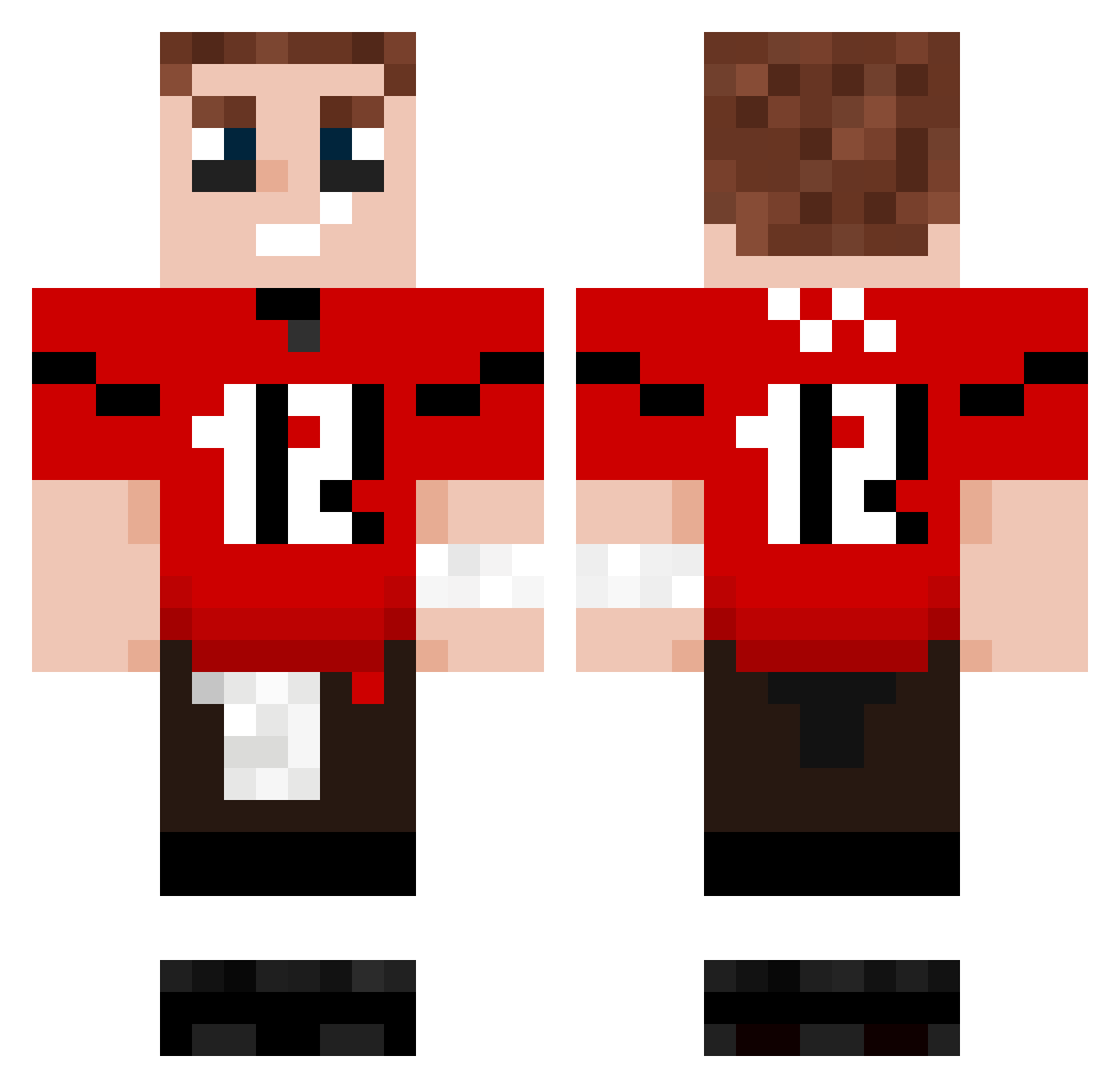 molikesboys Minecraft skin, front and back view