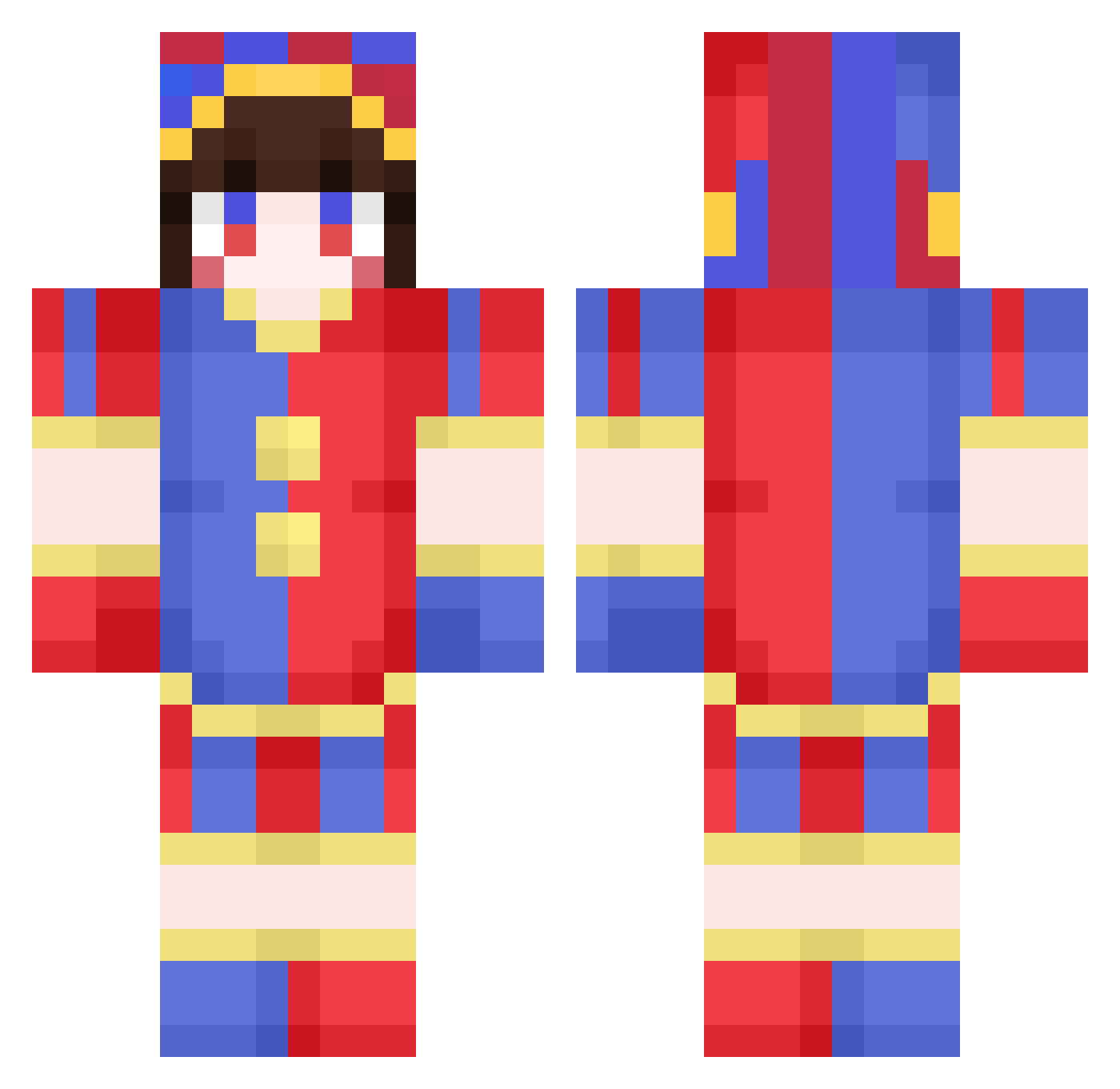 l3on_th3_king Minecraft skin, front and back view
