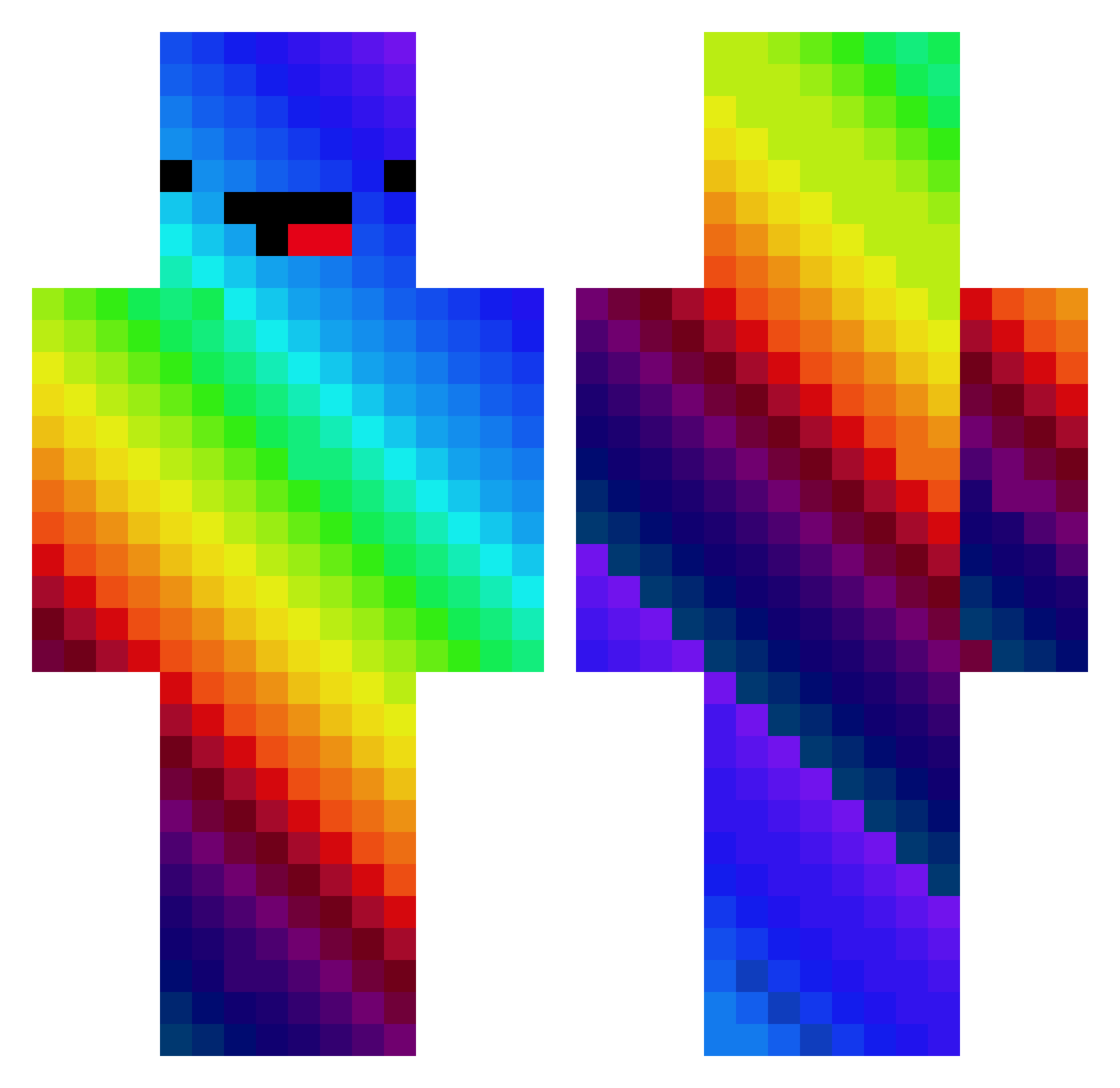 Sweaty_Palmsz Minecraft skin, front and back view