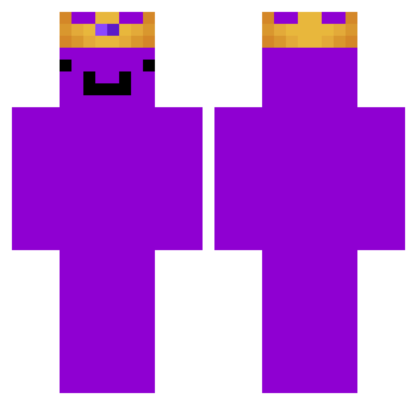 wtsq_ Minecraft skin, front and back view