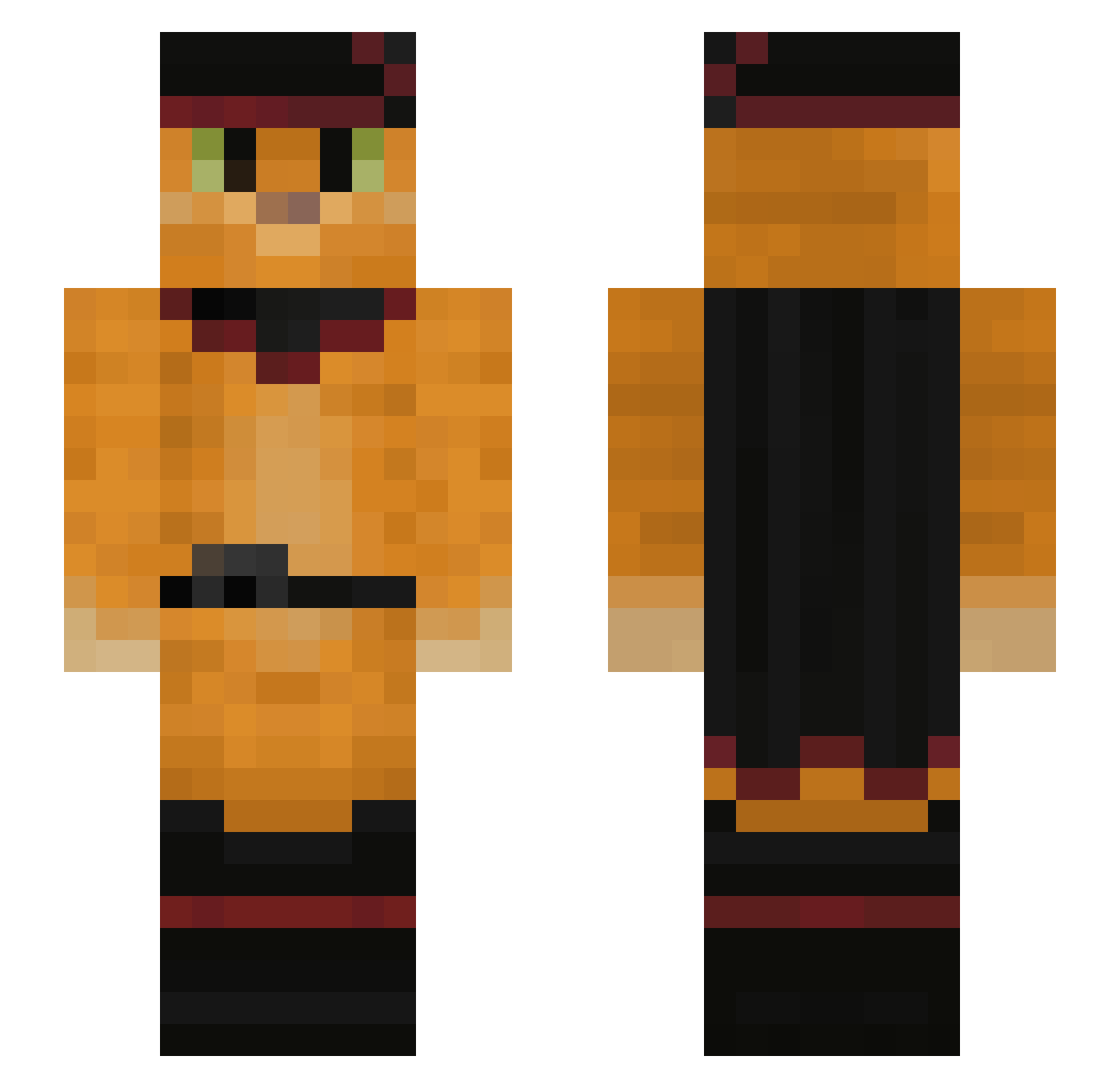 abby123jo Minecraft skin, front and back view