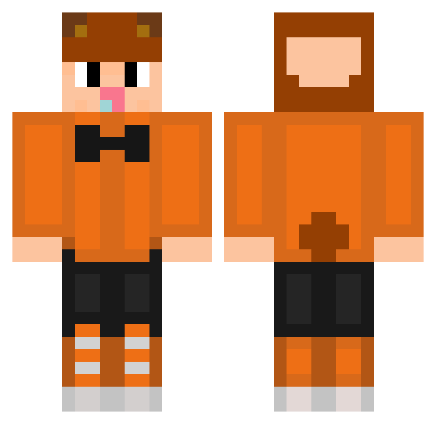 MrDeveloper__ Minecraft skin, front and back view