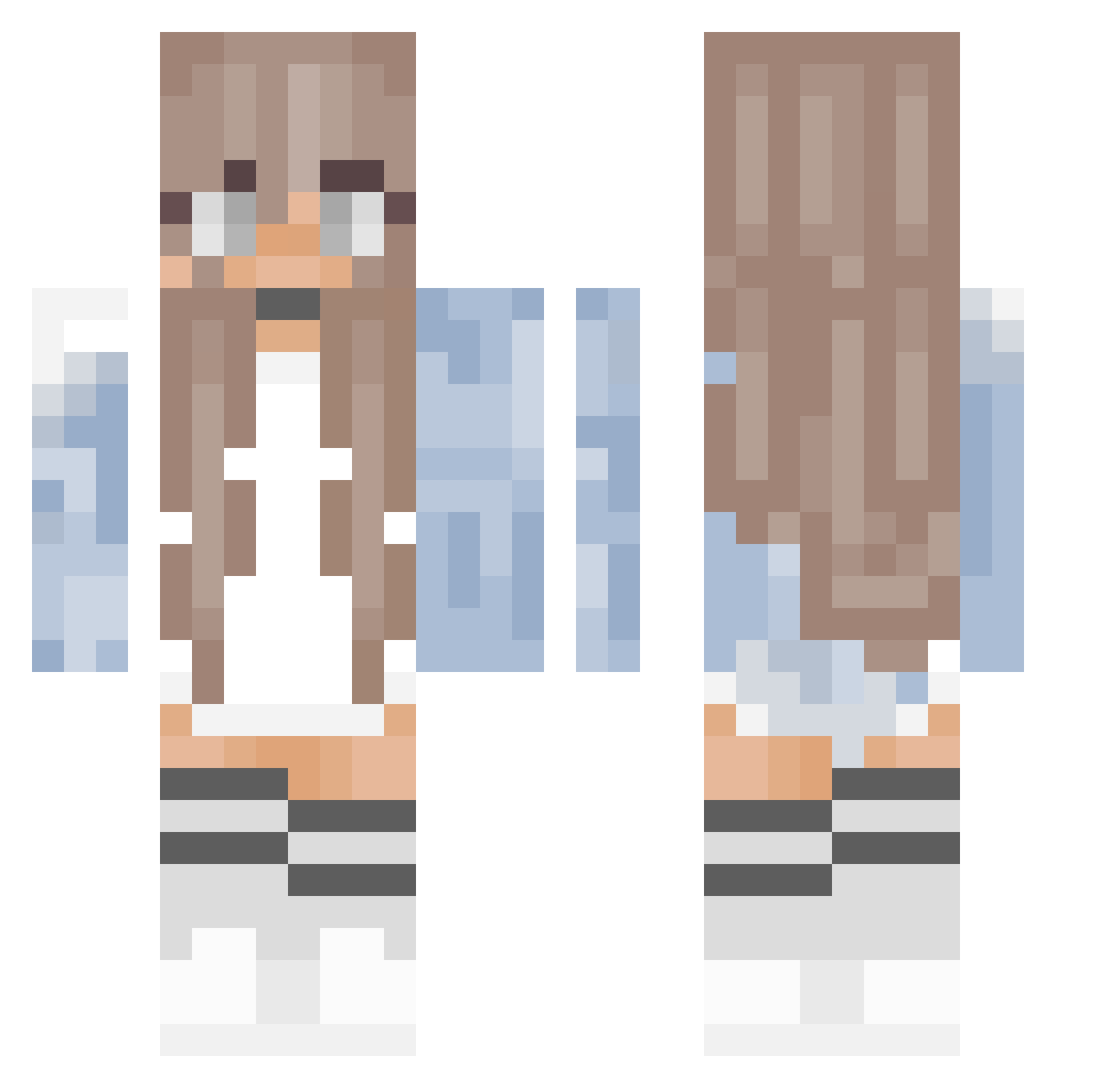 _DaddyVerzide_ Minecraft skin, front and back view
