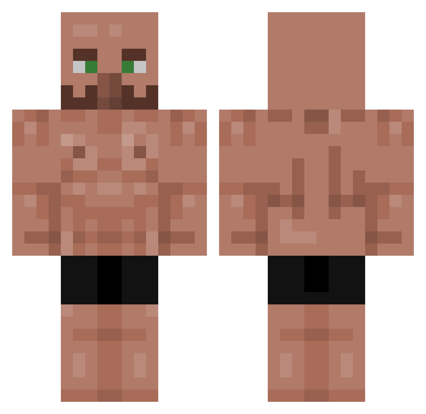 xXTroopy1Xx Minecraft skin, front and back view