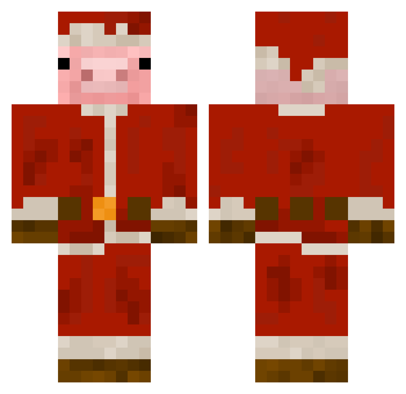 kenny_for_presi Minecraft skin, front and back view