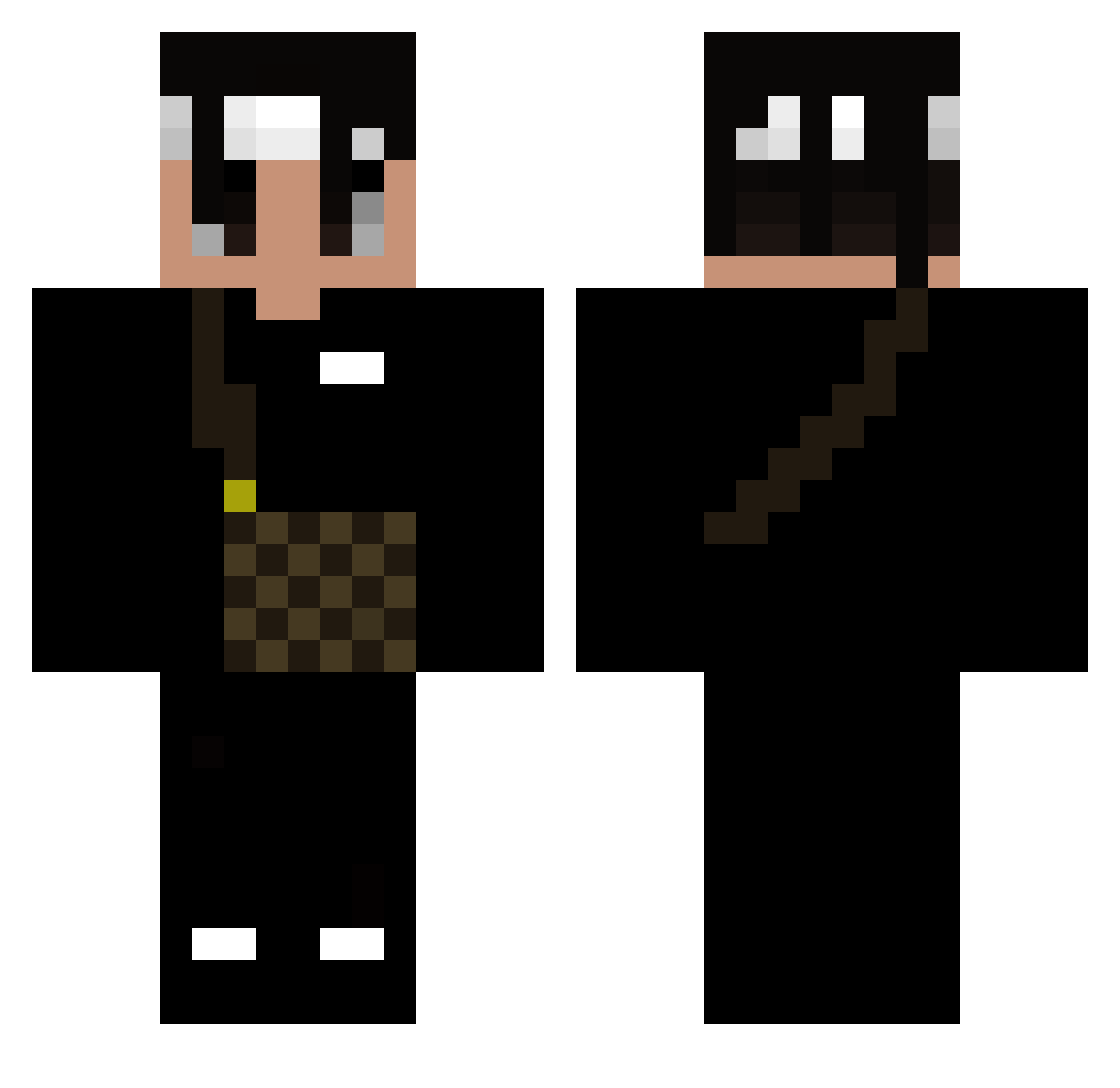 maxolo_yt Minecraft skin, front and back view
