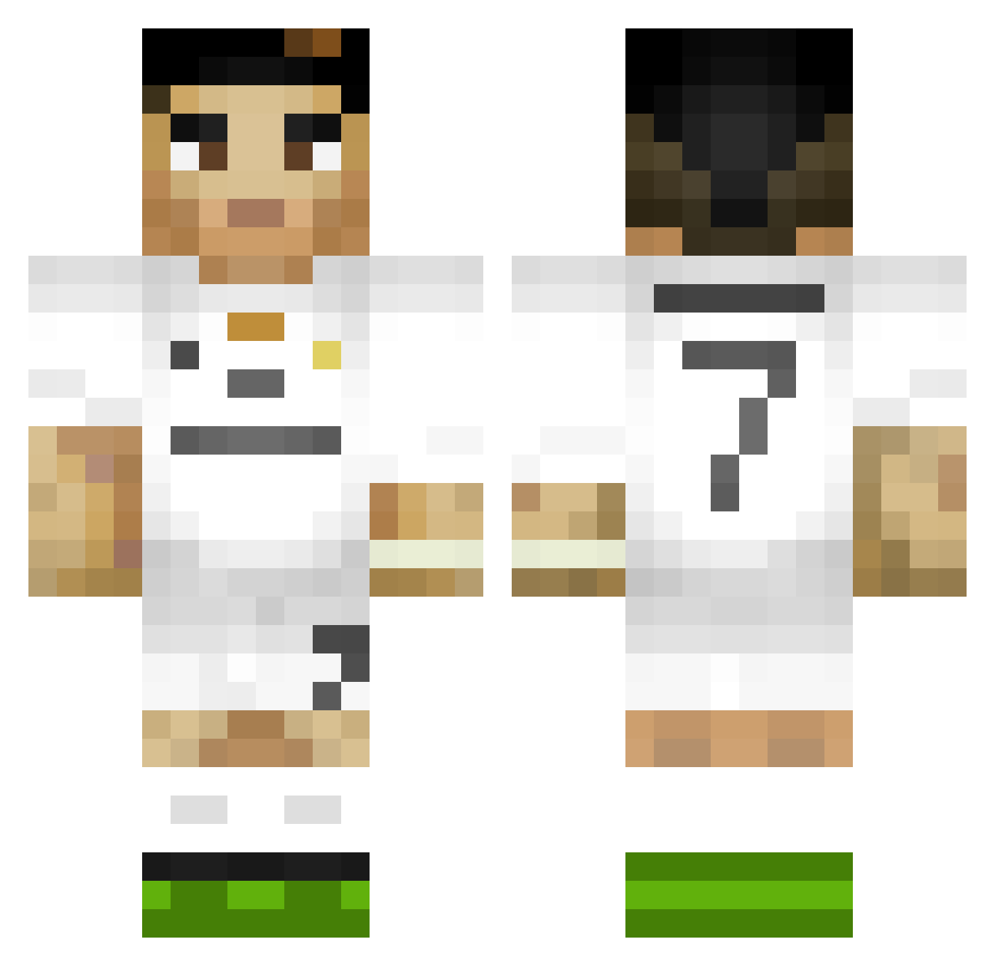 _Berli_ Minecraft skin, front and back view