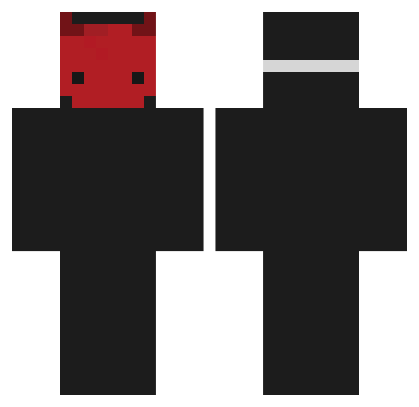 Mexican_Sock Minecraft skin, front and back view
