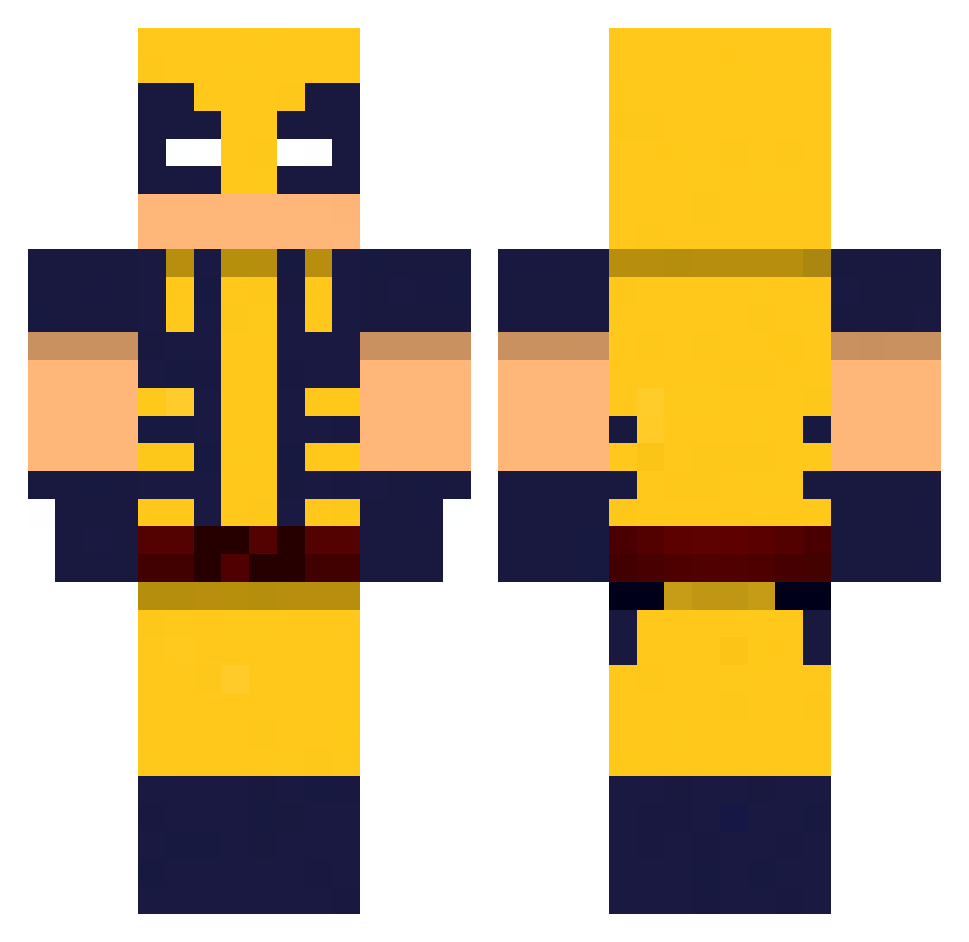 BigBrotherrr007 Minecraft skin, front and back view