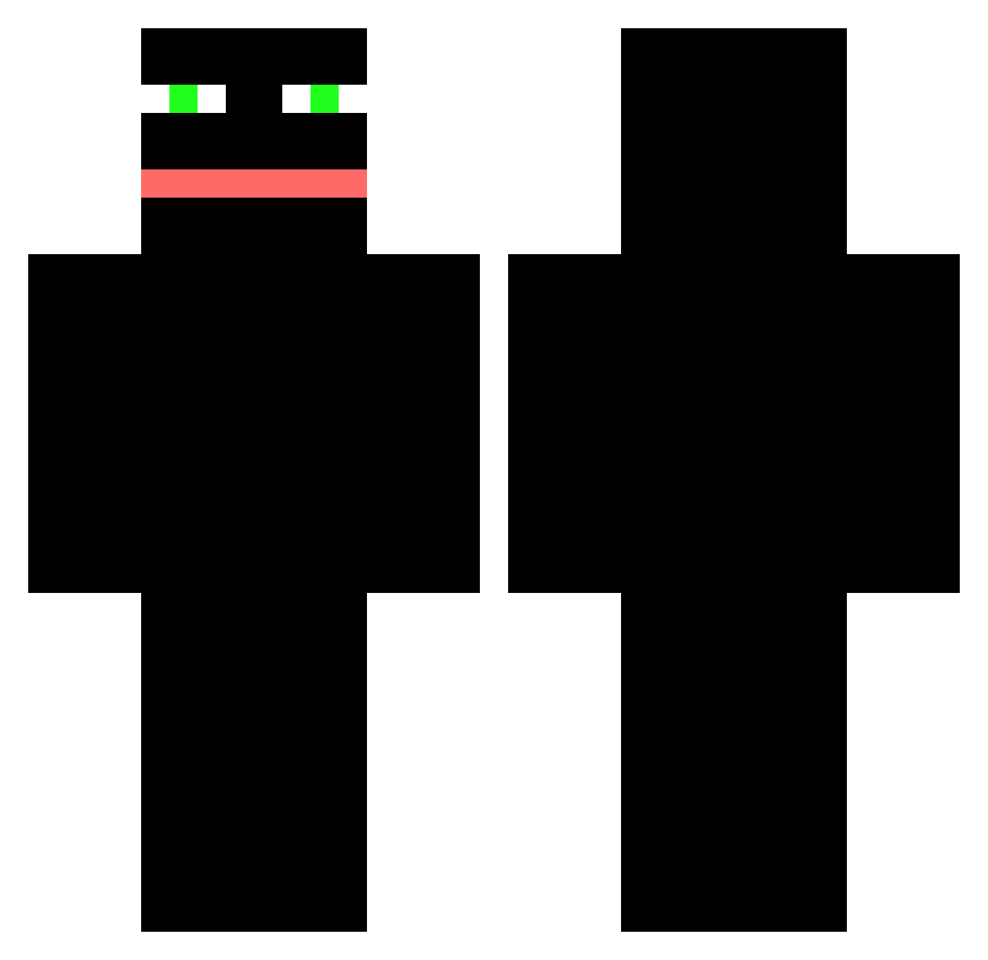 ppatrick000 Minecraft skin, front and back view