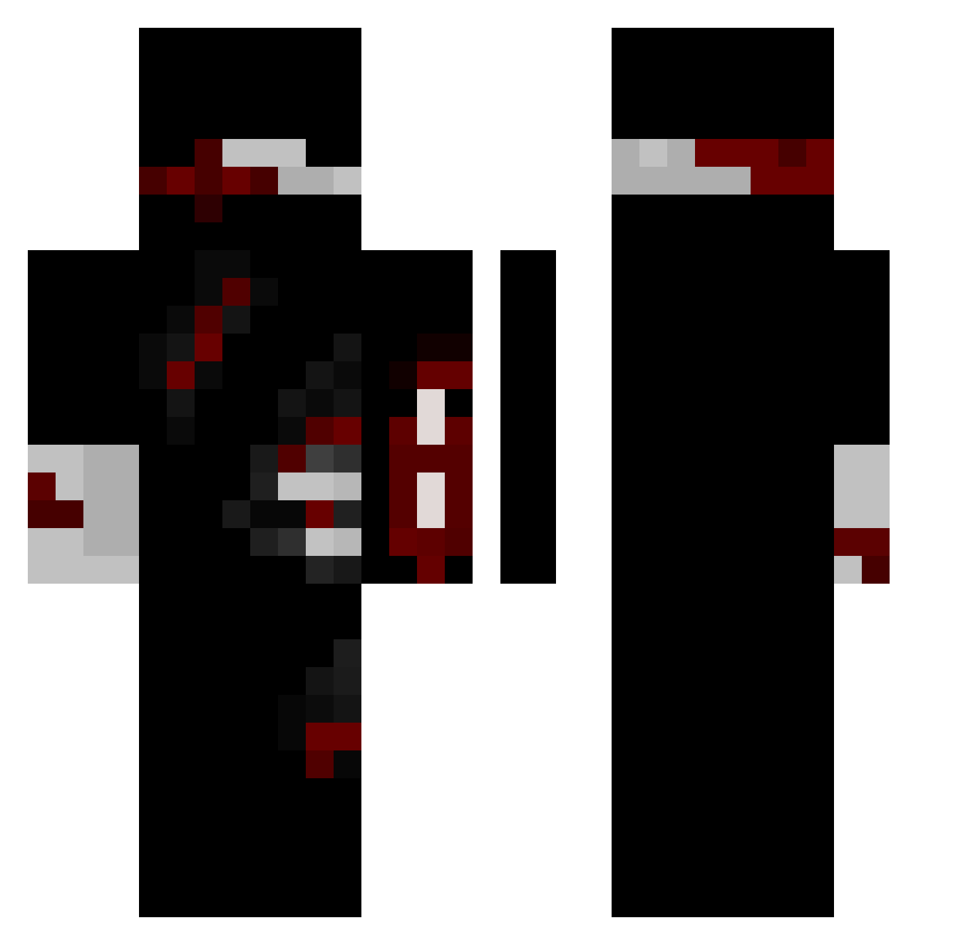 magicearth81953 Minecraft skin, front and back view