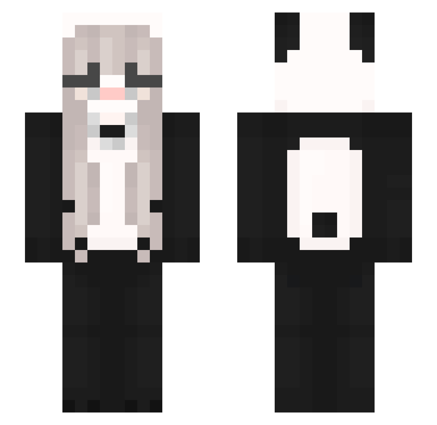 sojukatt Minecraft skin, front and back view