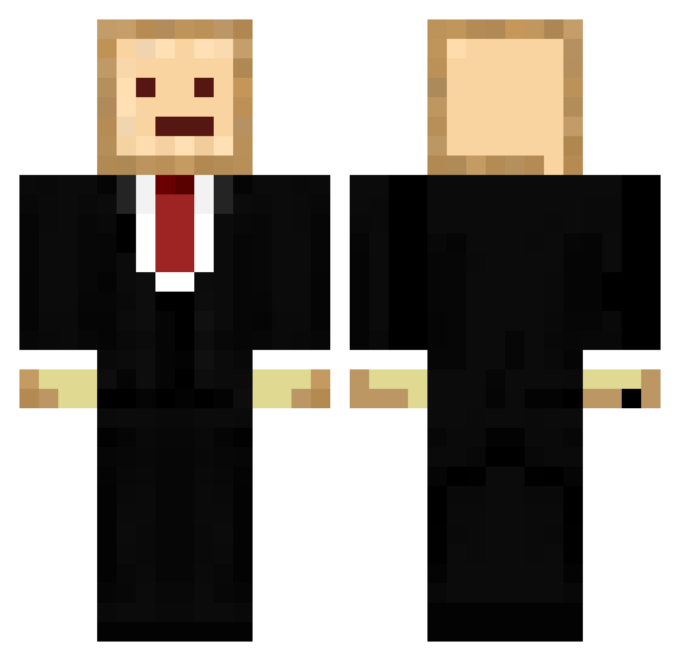 Redsandwich - bread head Minecraft skin