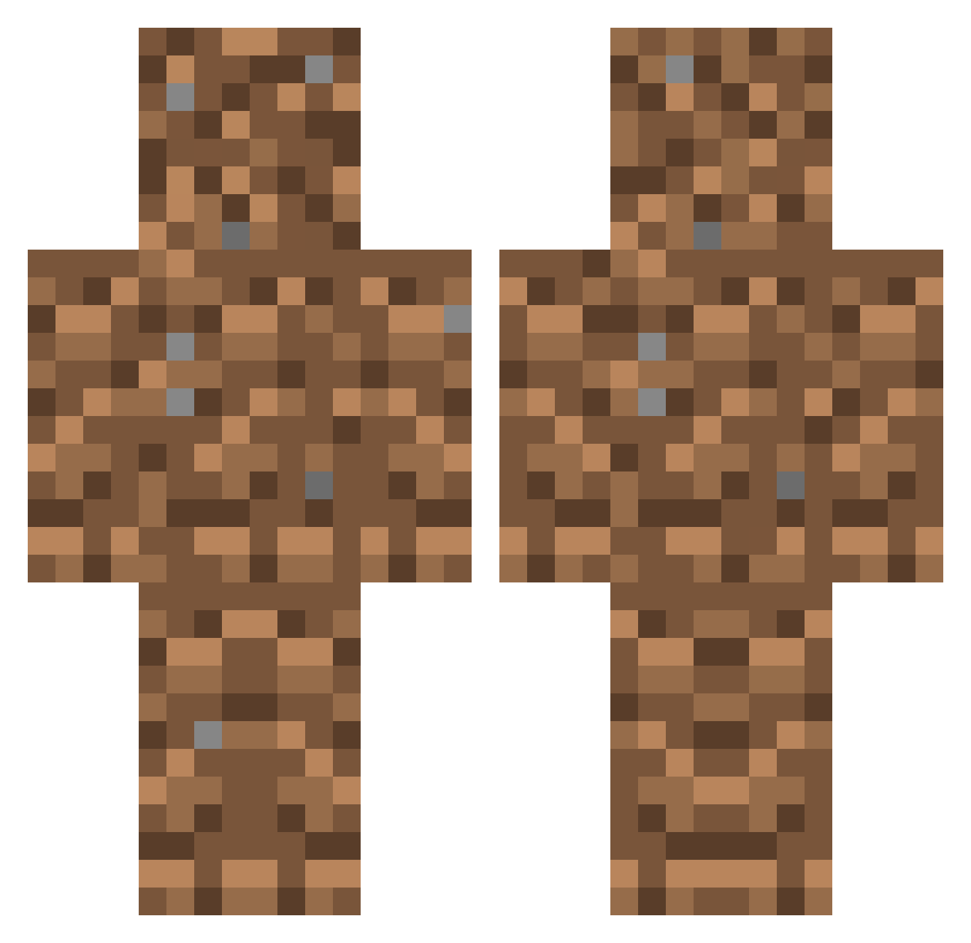ajkdadhl Minecraft skin, front and back view