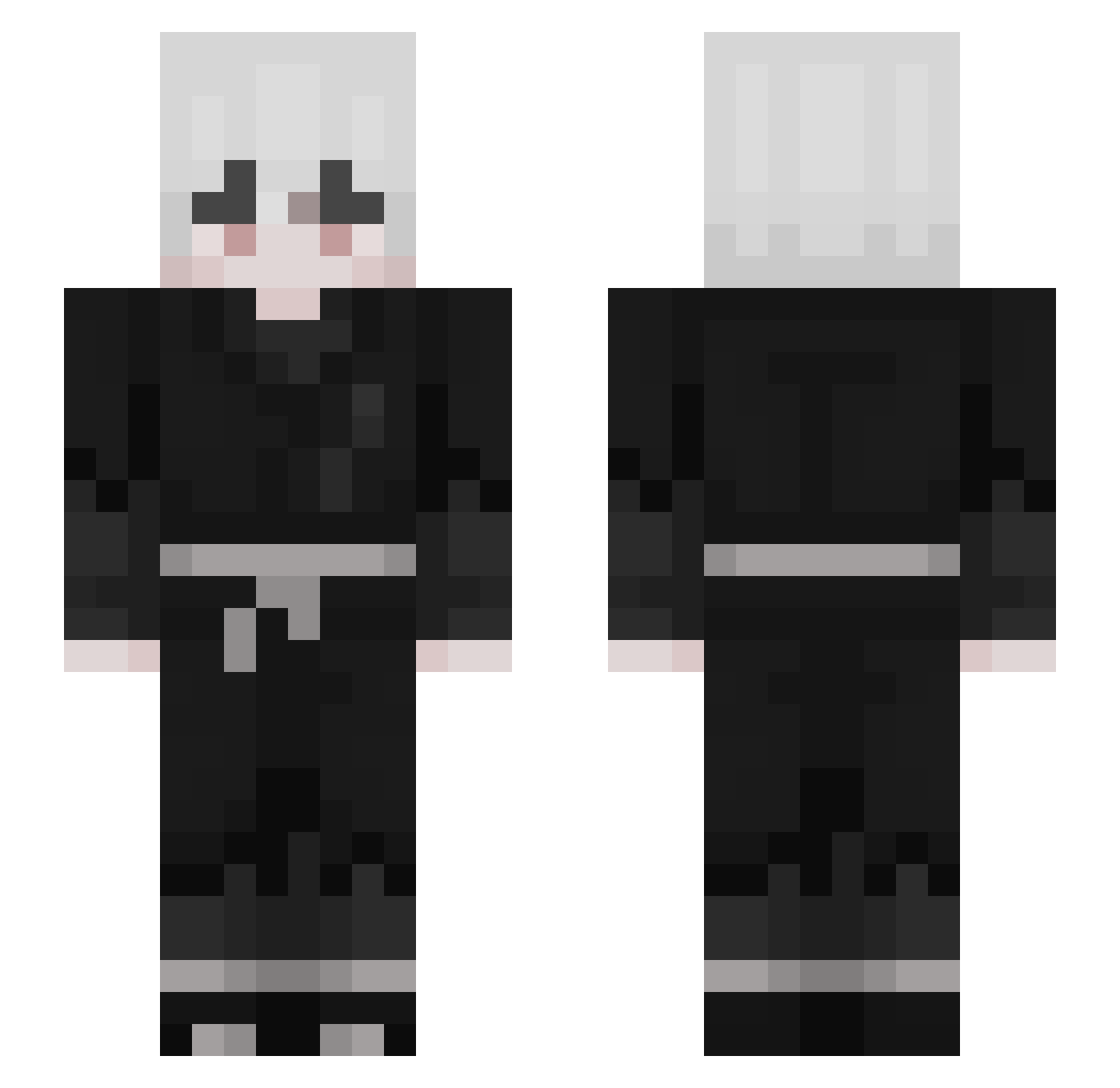 gupppyyyy Minecraft skin, front and back view