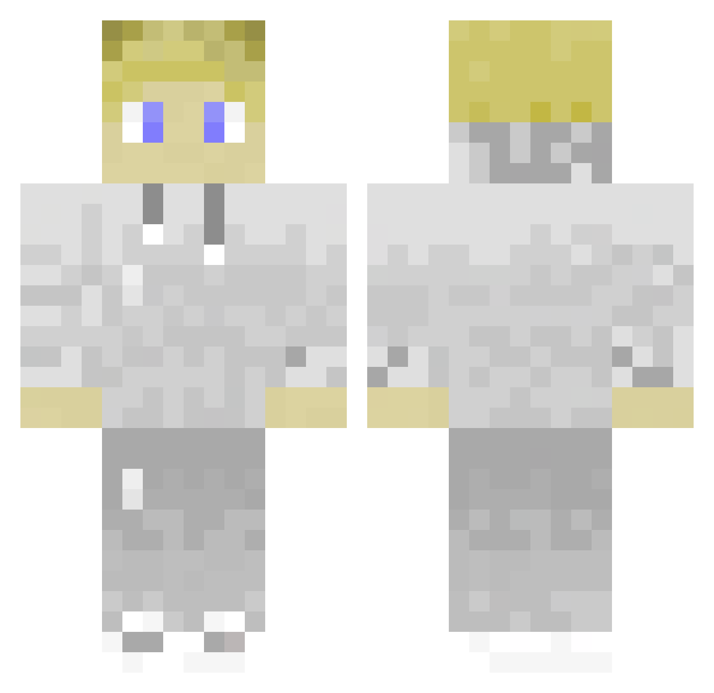 raduws_ Minecraft skin, front and back view