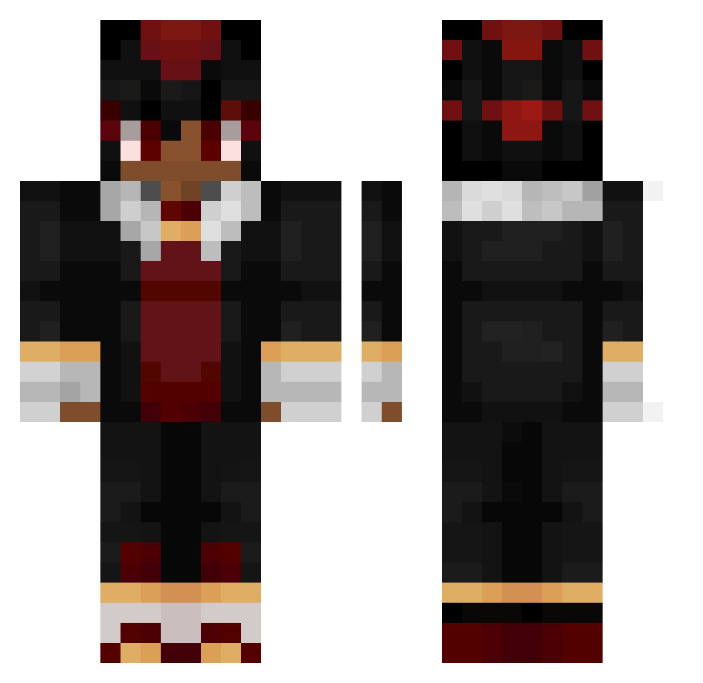 rmkx_ Minecraft skin, front and back view