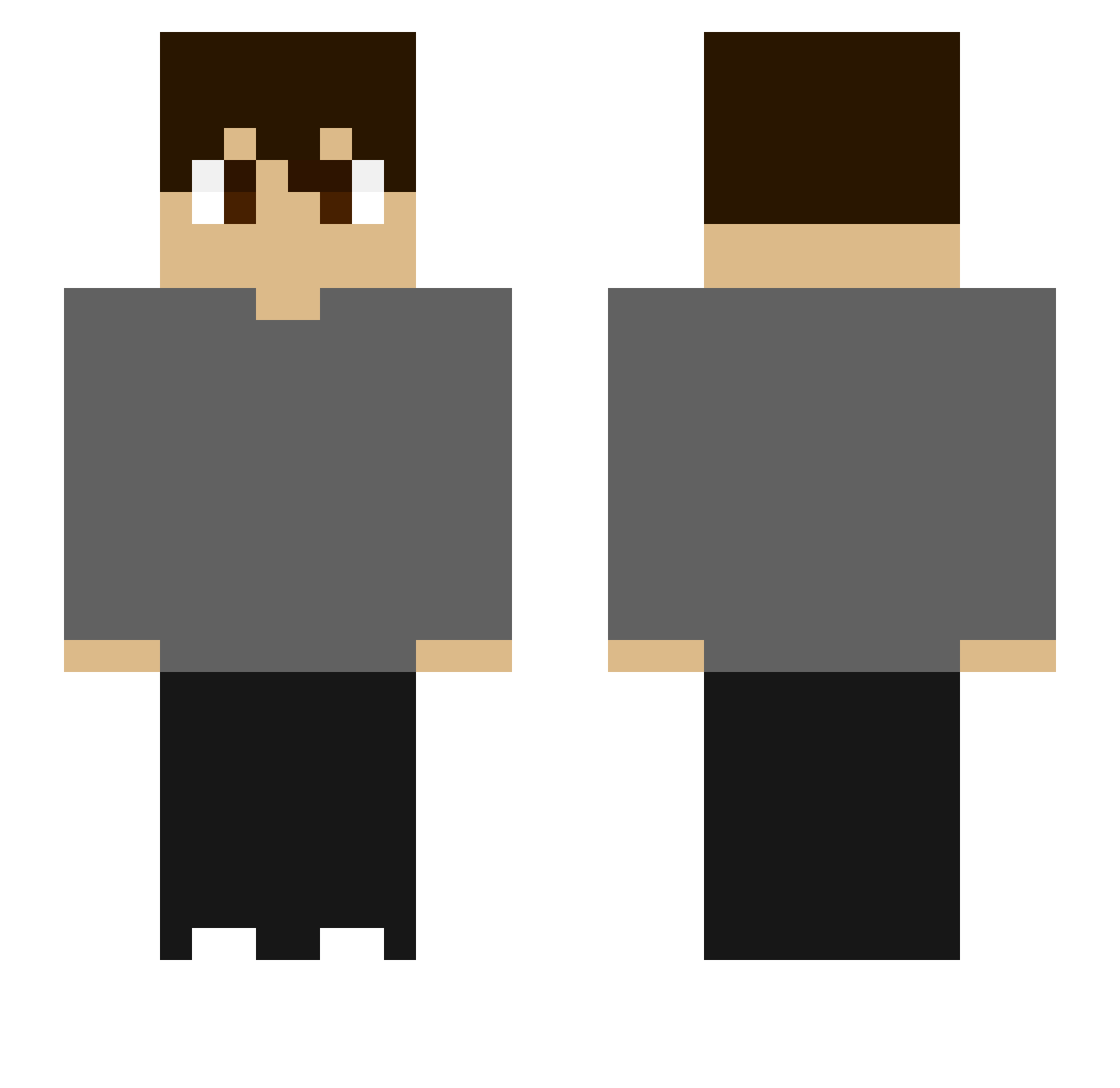 LEMGO1010 Minecraft skin, front and back view