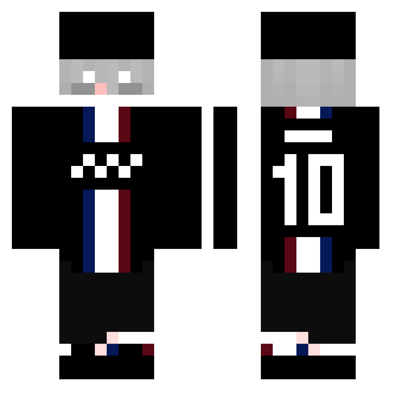 JOKERS_PANC Minecraft skin, front and back view
