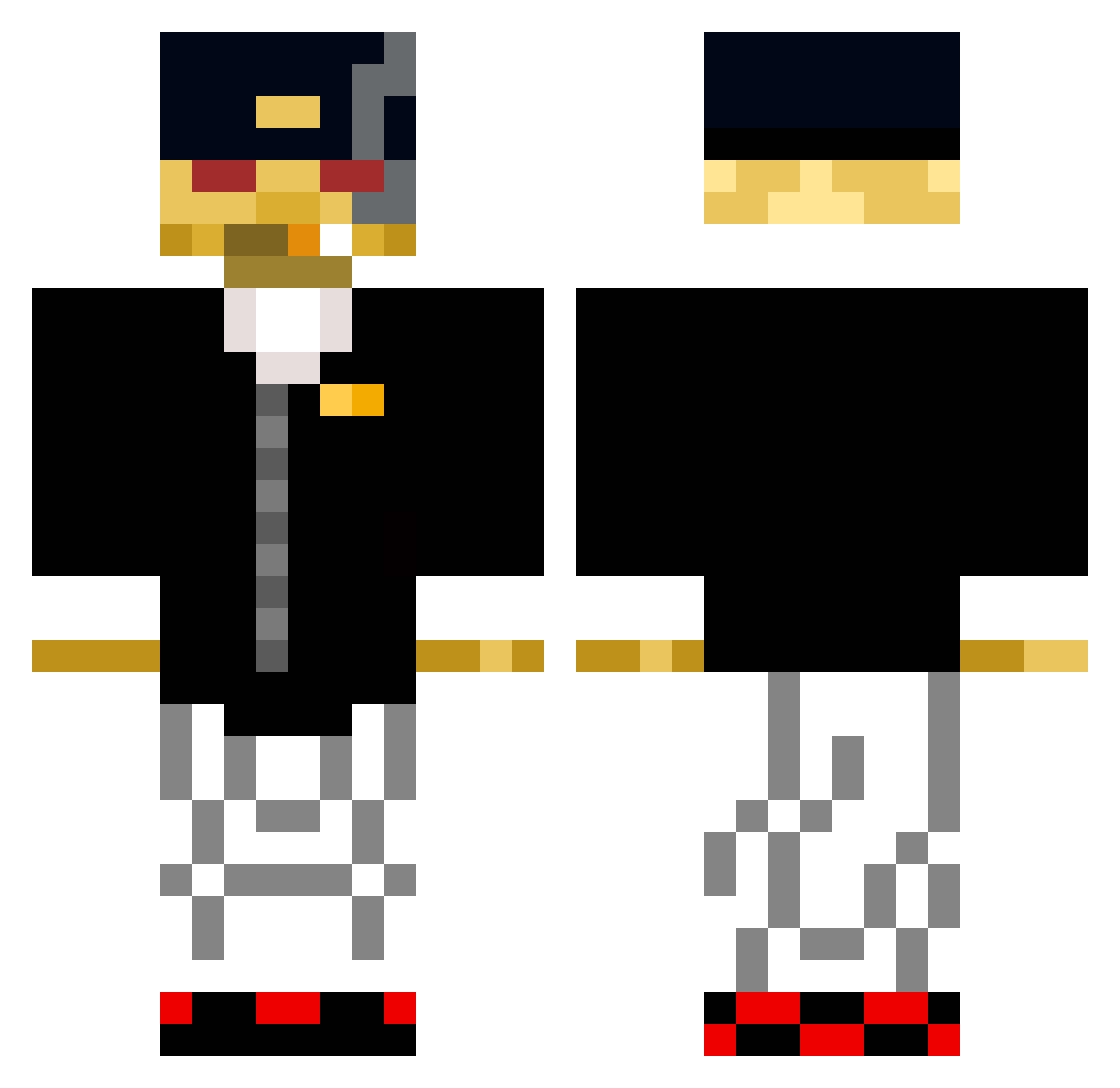 2TacT_chad Minecraft skin, front and back view