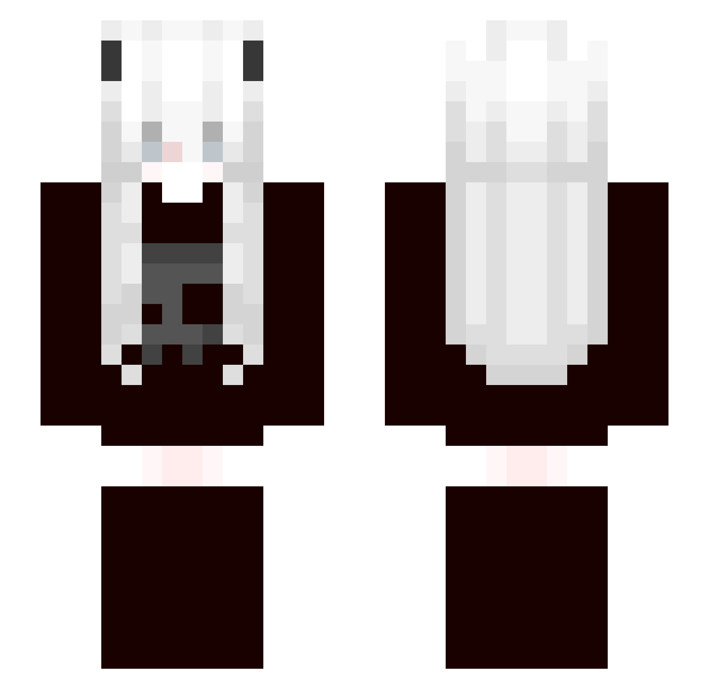yxShiyoxy Minecraft skin, front and back view
