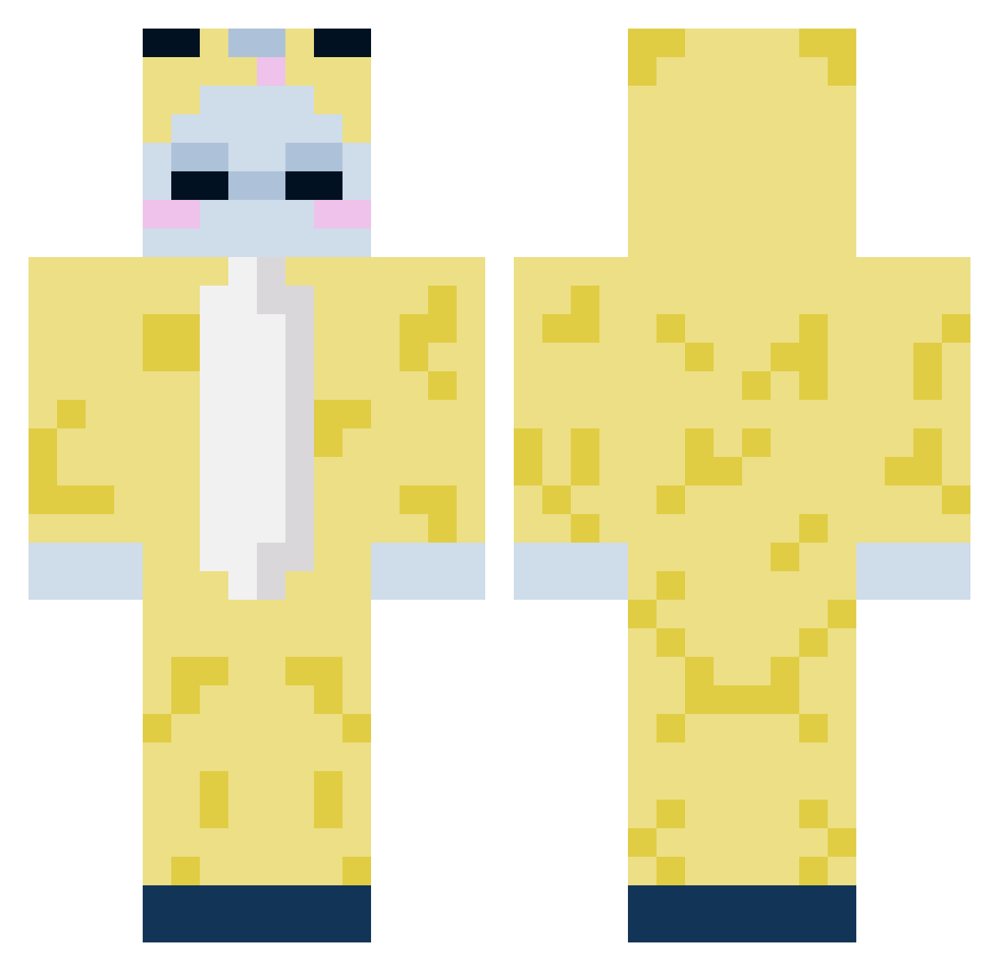 Trulyfoolish_ Minecraft skin, front and back view