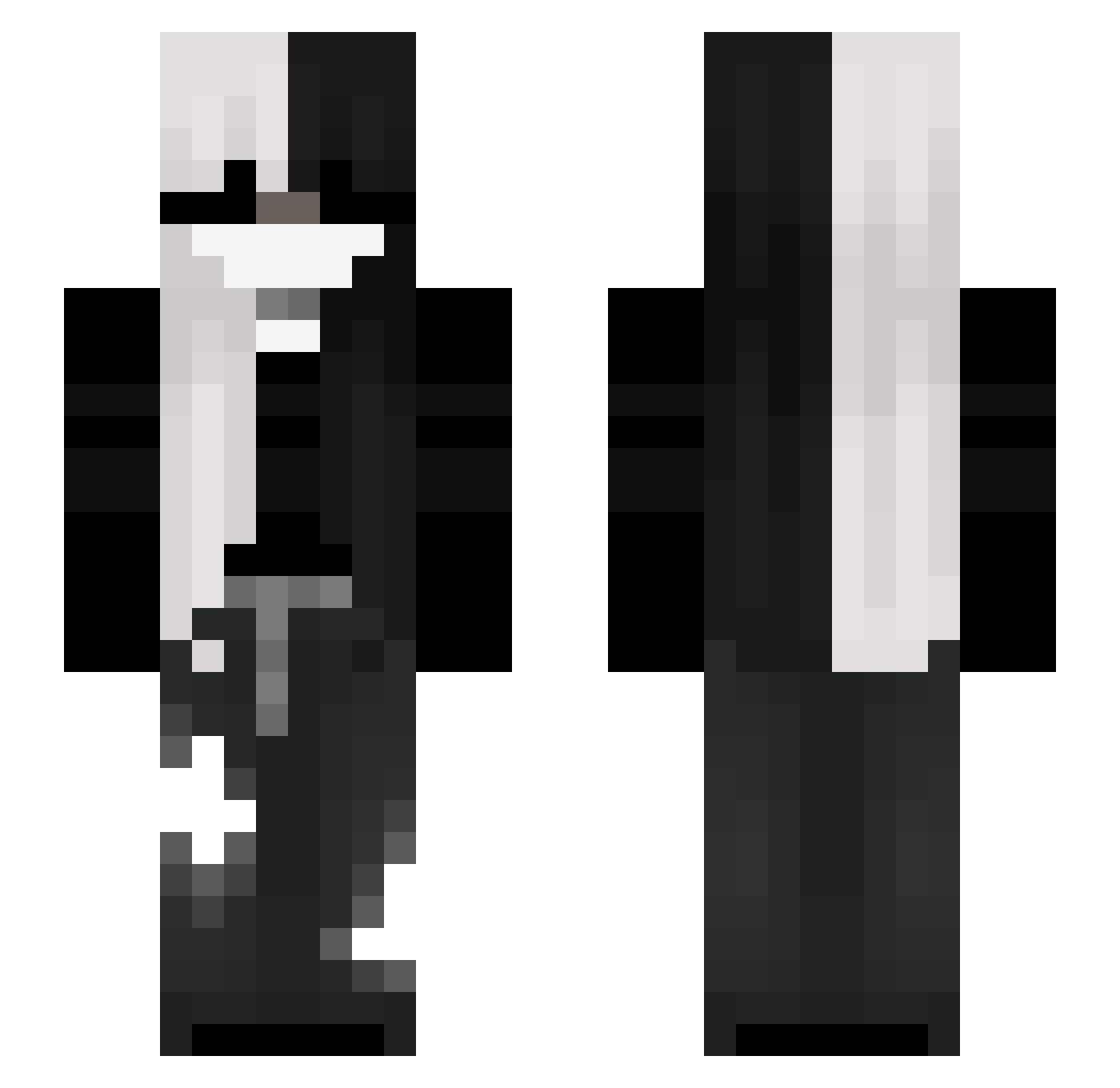 perla_miodowa Minecraft skin, front and back view