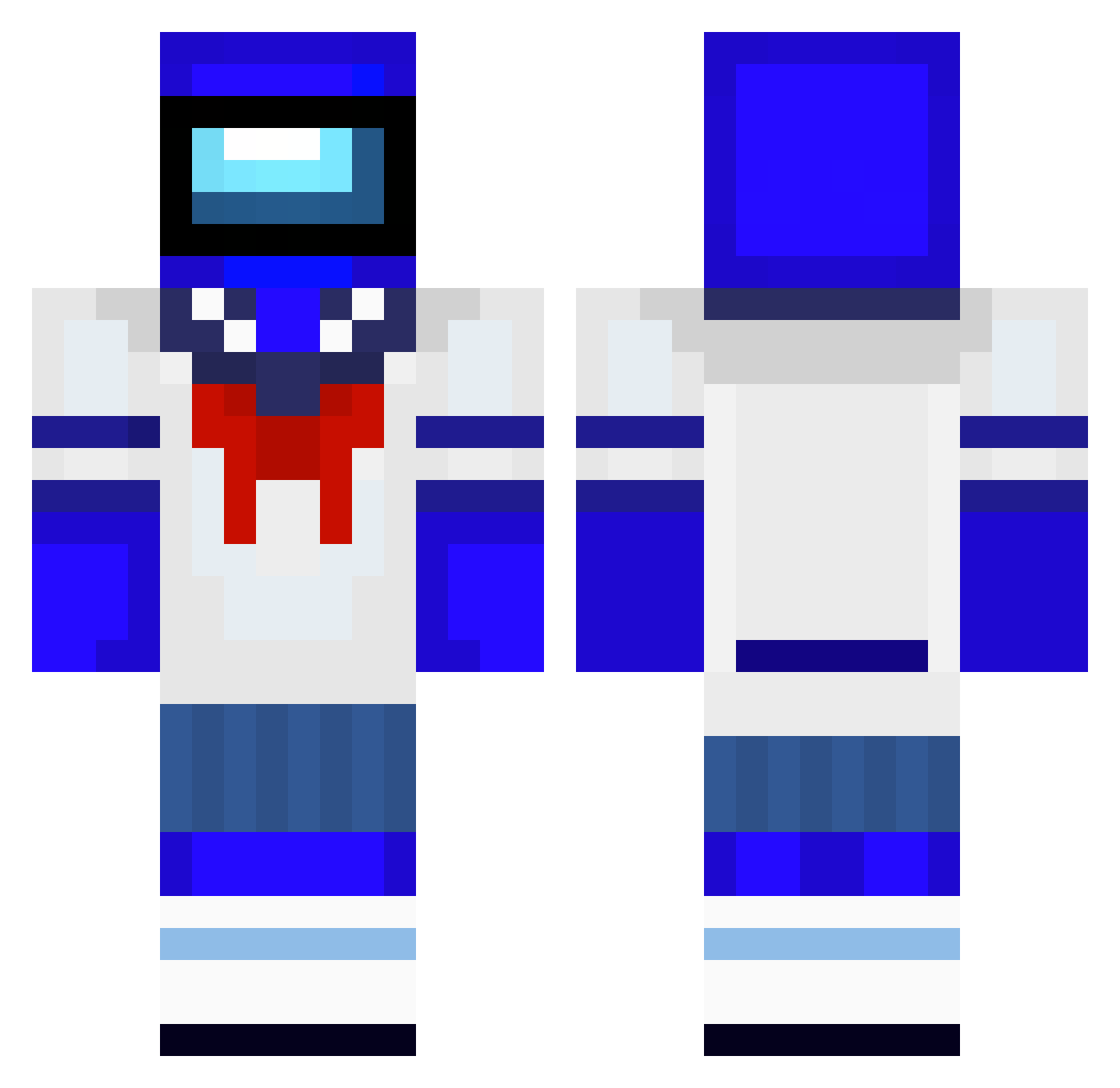 Magokaiof Minecraft skin, front and back view