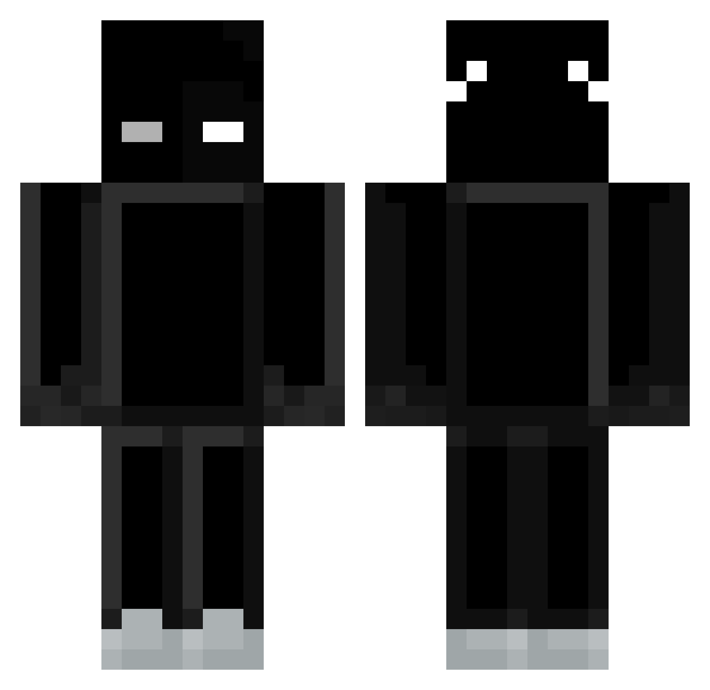 Randy05 Minecraft skin, front and back view
