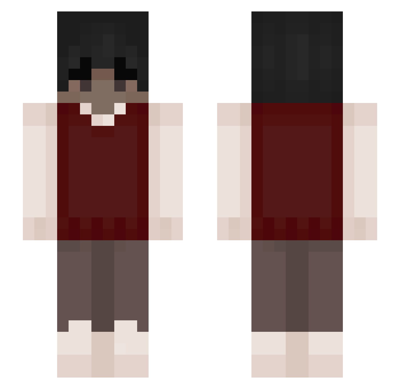 _cyp Minecraft skin, front and back view