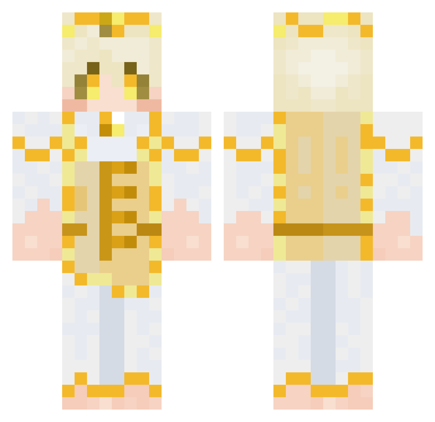 sternenritter11 Minecraft skin, front and back view