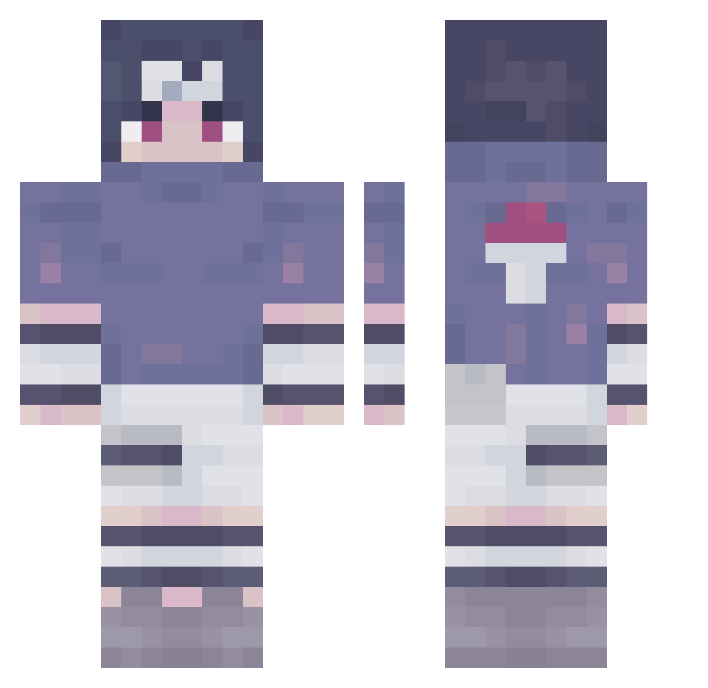 cebeci_ Minecraft skin, front and back view
