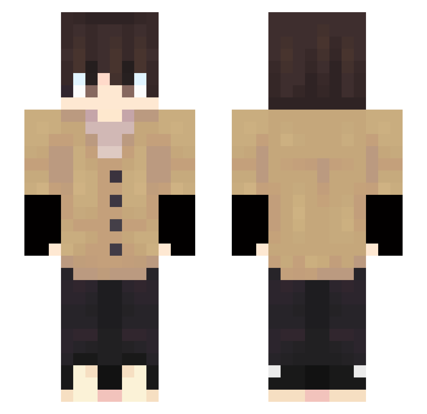 Teisestv_ Minecraft skin, front and back view
