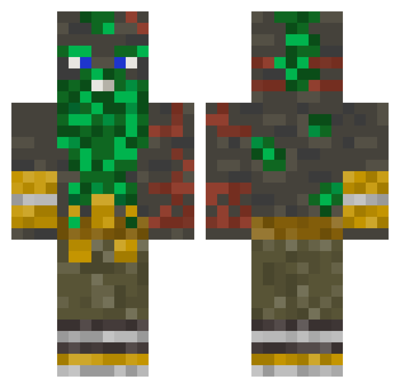 ThrorIV - mossy stone Minecraft skin