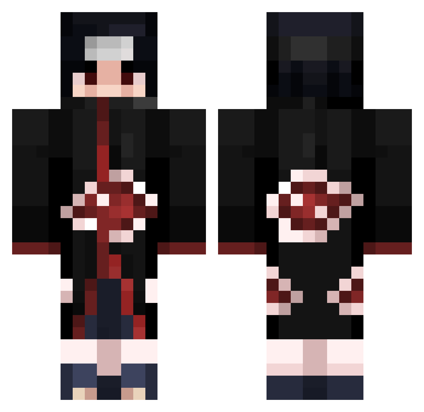 Kadircan29 Minecraft skin, front and back view