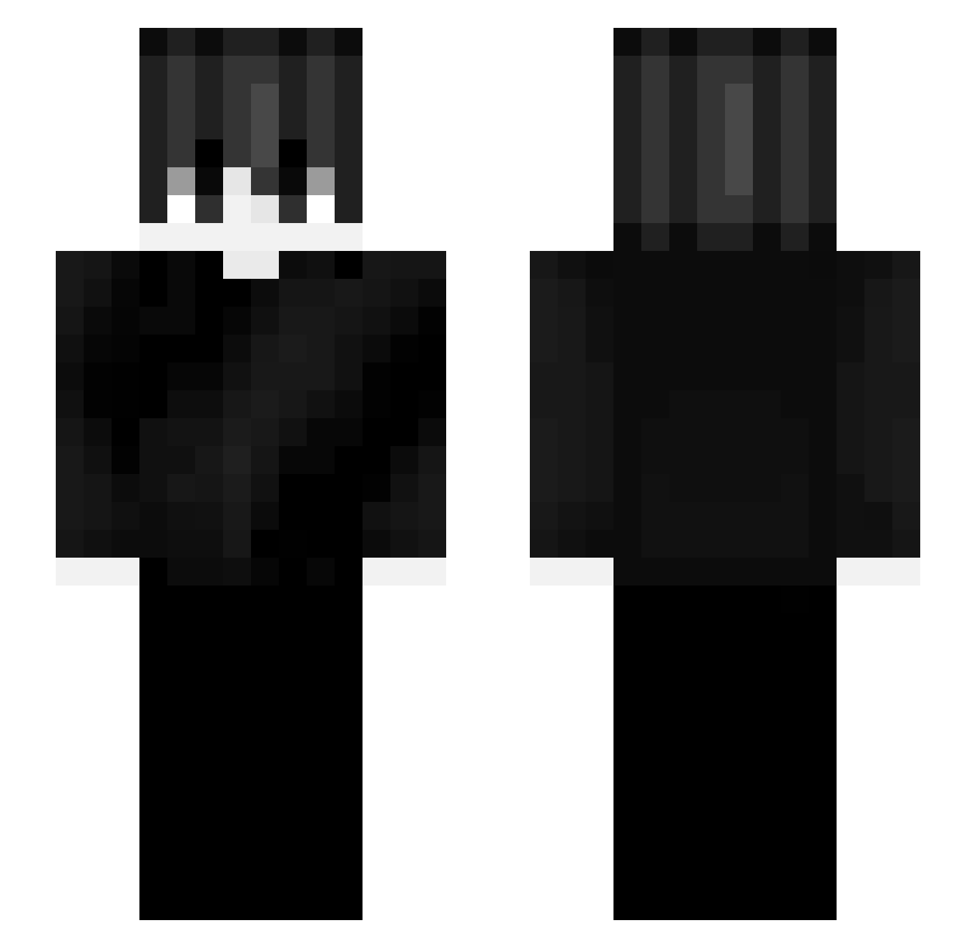 winesap Minecraft skin, front and back view