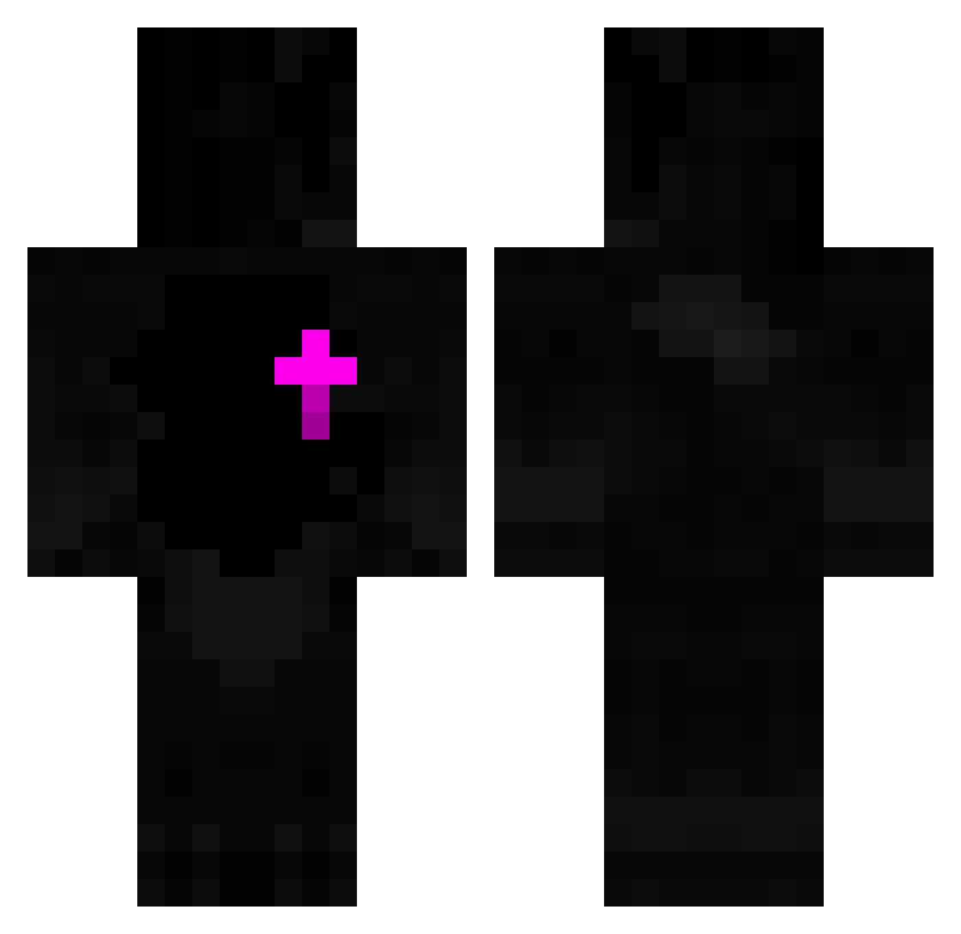 xMrEnesPvPx Minecraft skin, front and back view