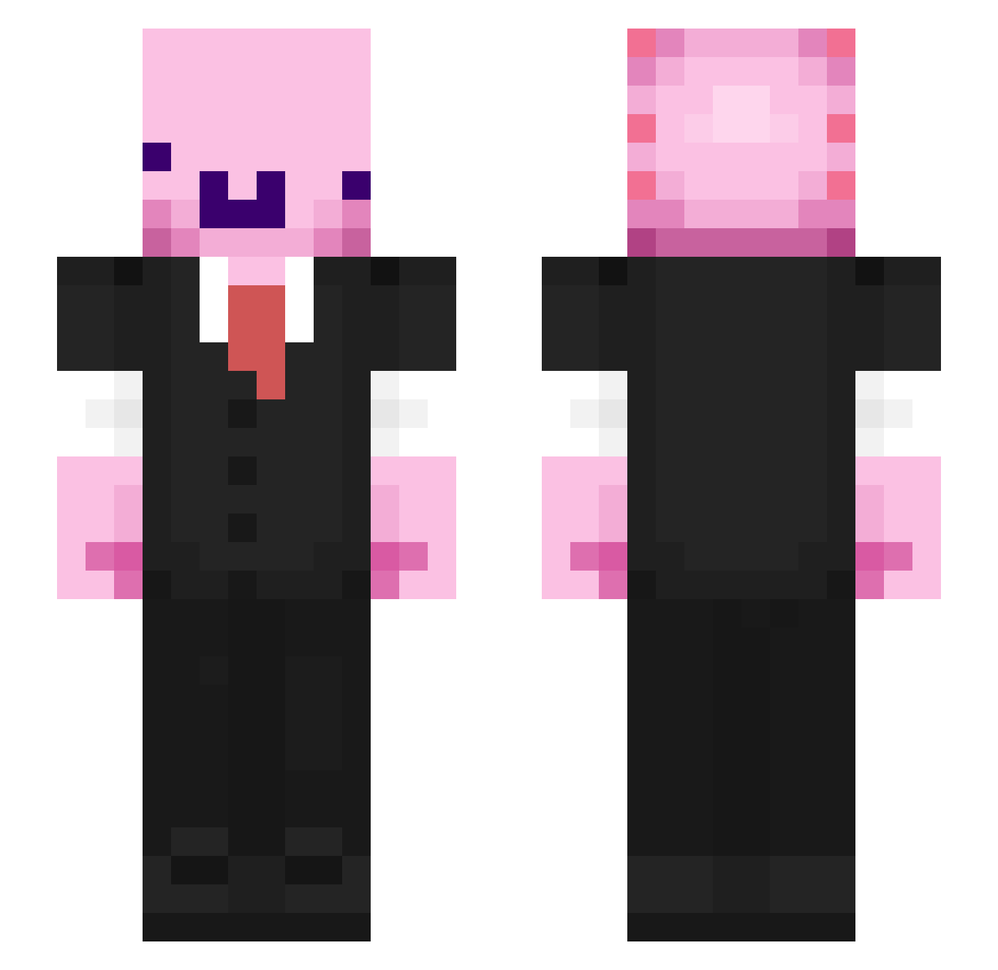 Lord_Gamy Minecraft skin, front and back view