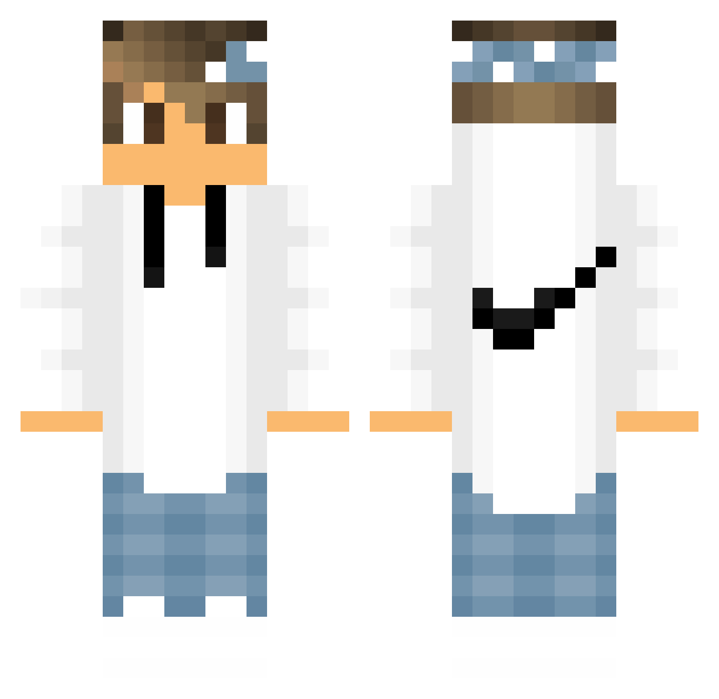 Verox_MC Minecraft skin, front and back view