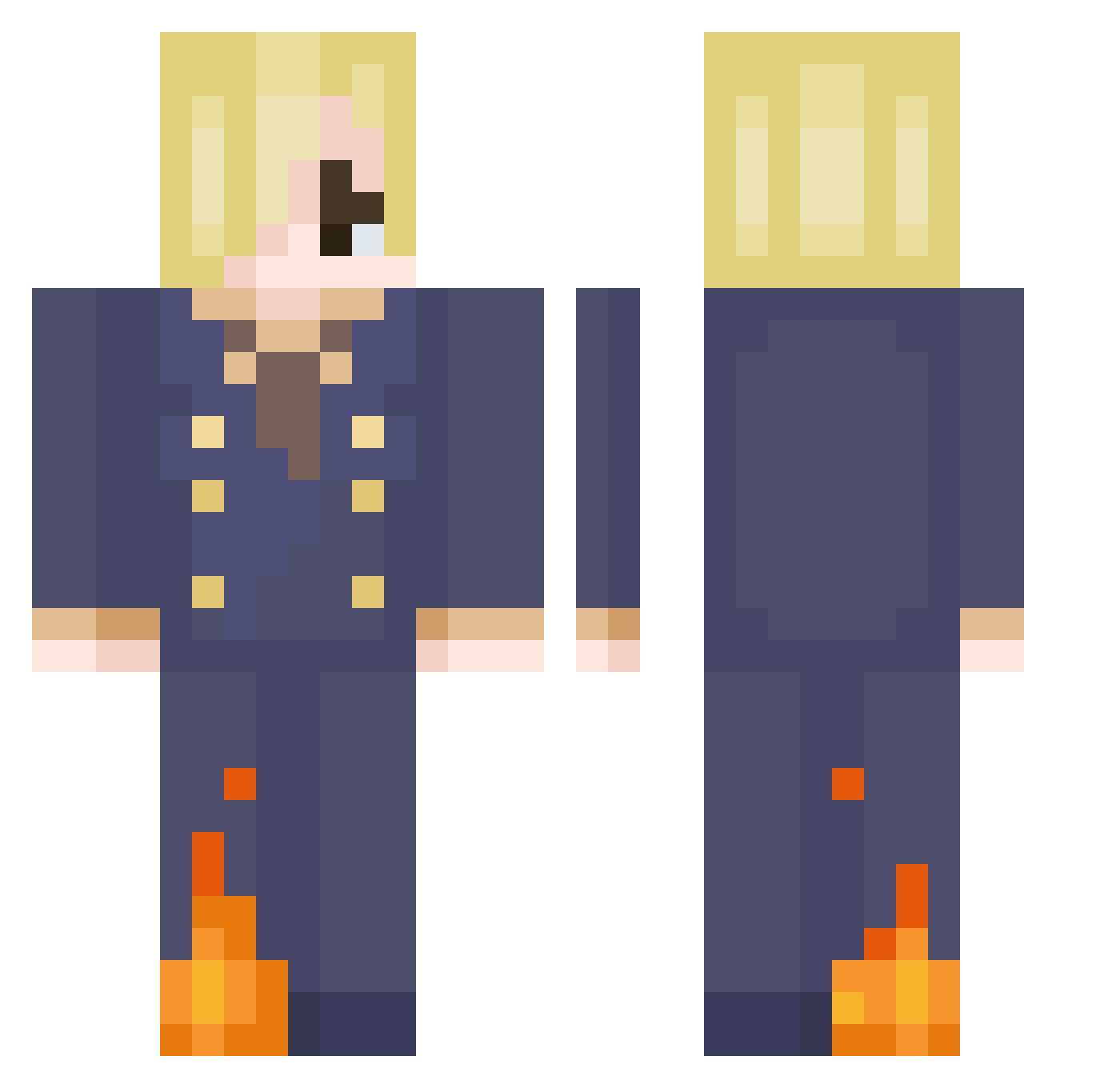 _trebor_ Minecraft skin, front and back view