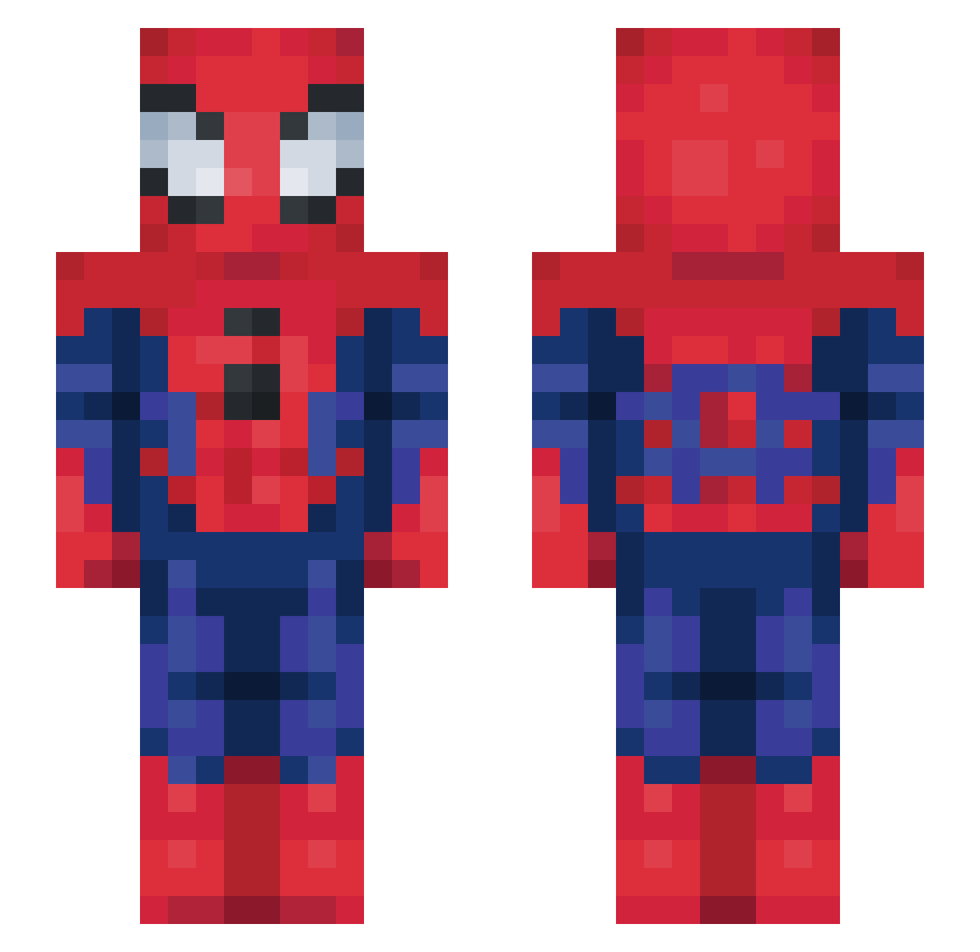 mehdi198 Minecraft skin, front and back view