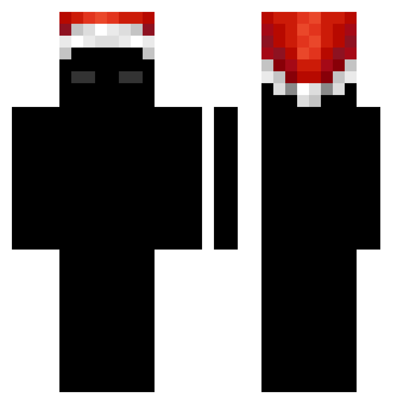 Zyciu_0 Minecraft skin, front and back view