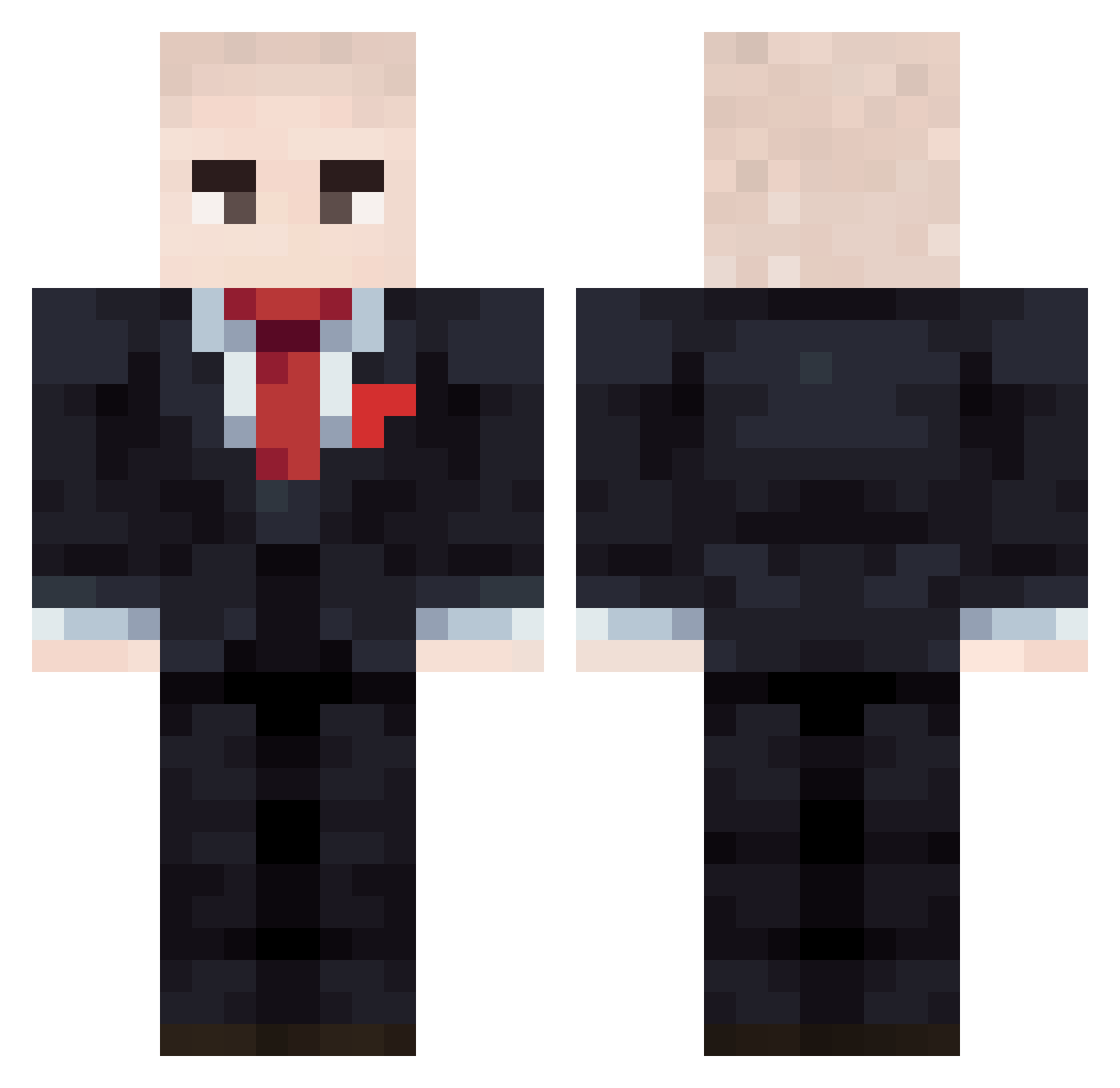 SzEgon83 Minecraft skin, front and back view